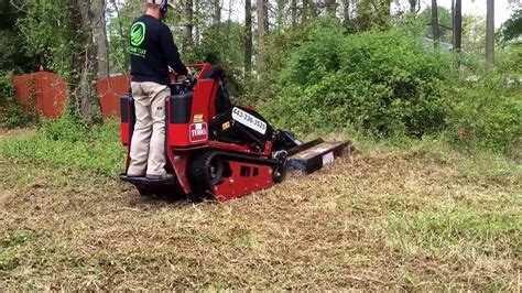 mini skid steer lawn mower|brush mower attachment skid steer.